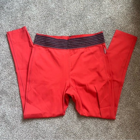 Free People Movement Orange Leggings Size Medium - Picture 5 of 5